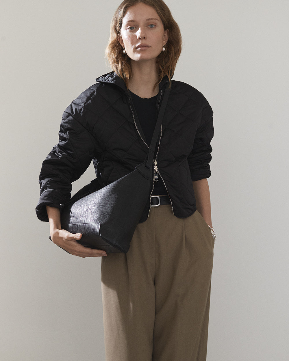 Lou Bag: Black Gold