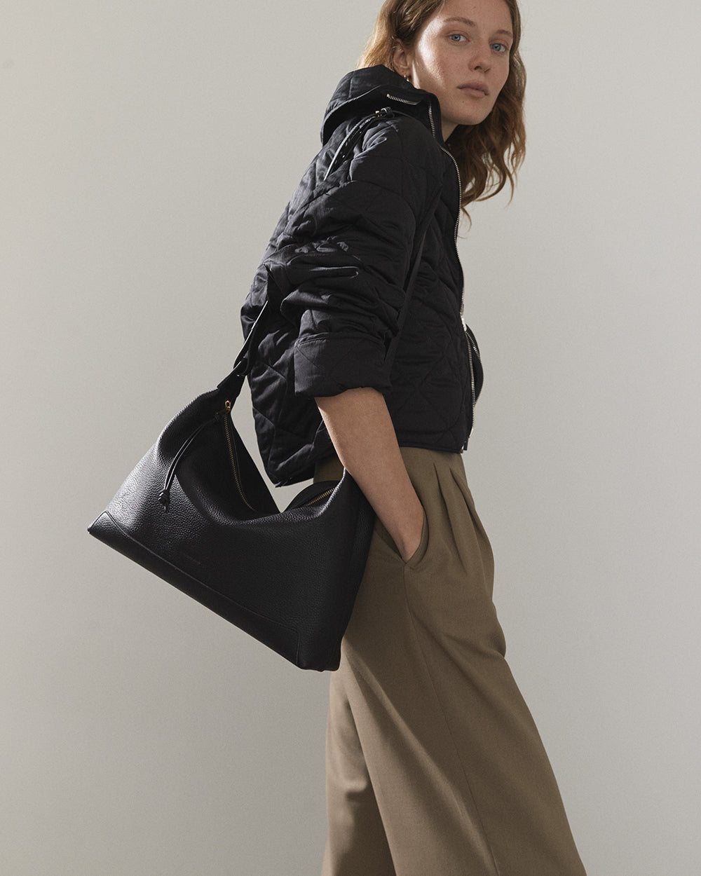 Lou Bag: Black Gold