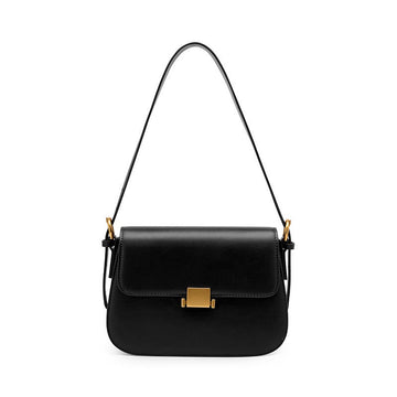 Luxury Minimalist Women's Genuine Leather Shoulder Crossbody Bag