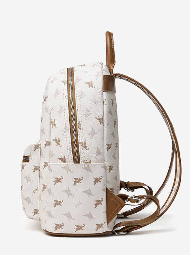 Stylish Chic Flying Elephant Print Daily Shoulder Commuter Backpack