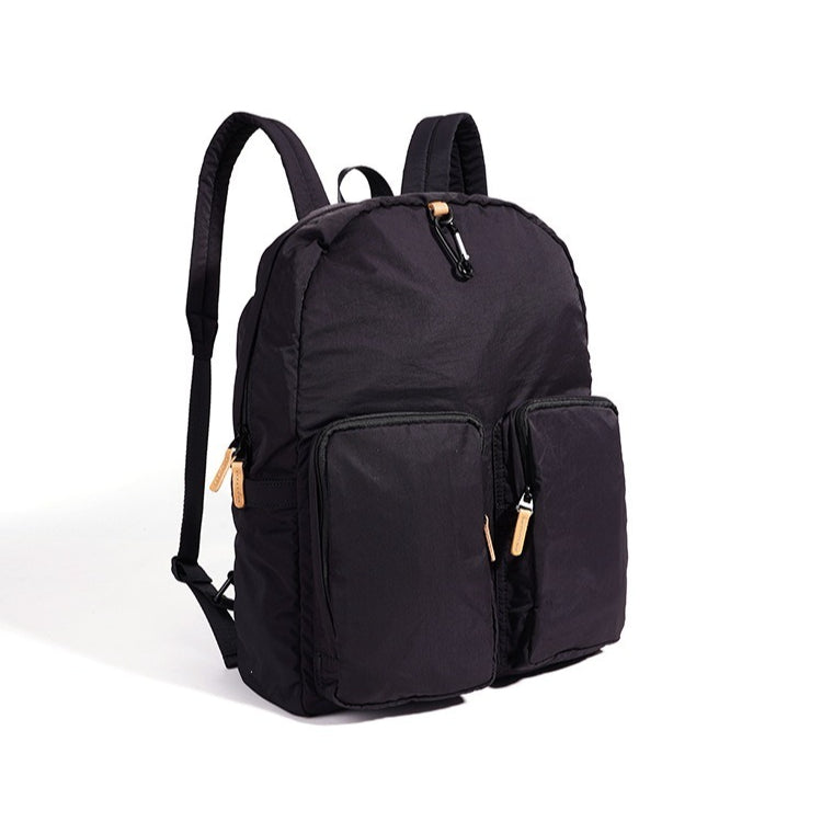 Minimalist Nylon Spacious Capacity Zipper Backpack