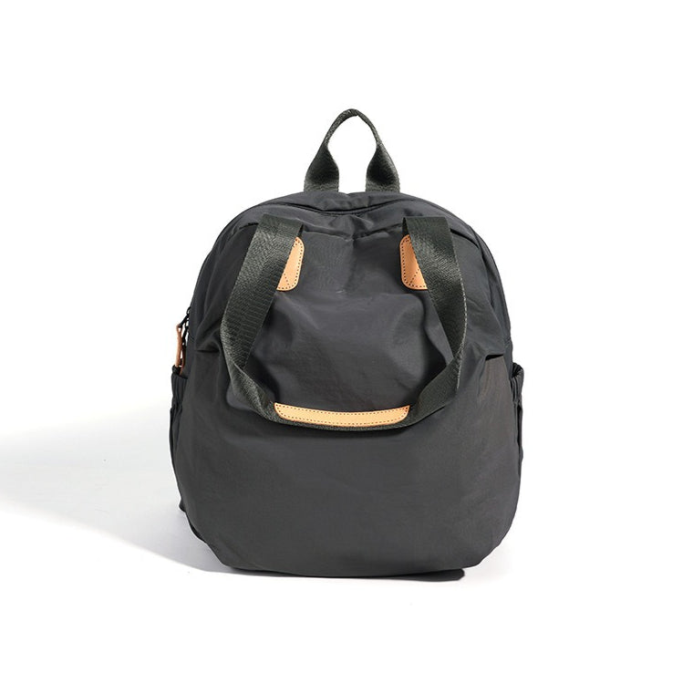 Urban Nylon Spacious Capacity Zipper Backpack